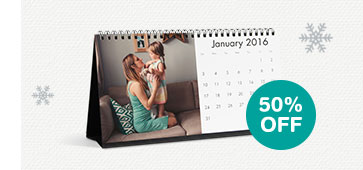 Custom Desktop Photo Calendar Only $4.99 + FREE Pickup! (50% OFF)